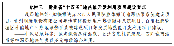 地大熱能：貴州新能源發(fā)展“十四五”規(guī)劃地熱投資超100億！